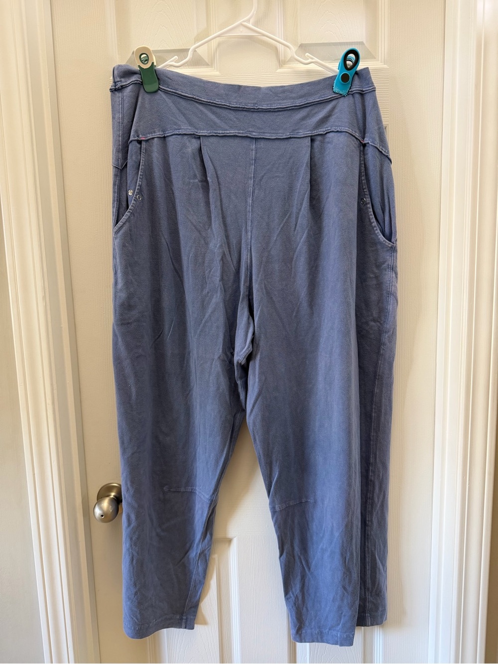 Intimately by Free People washed blue lounge pants size XL